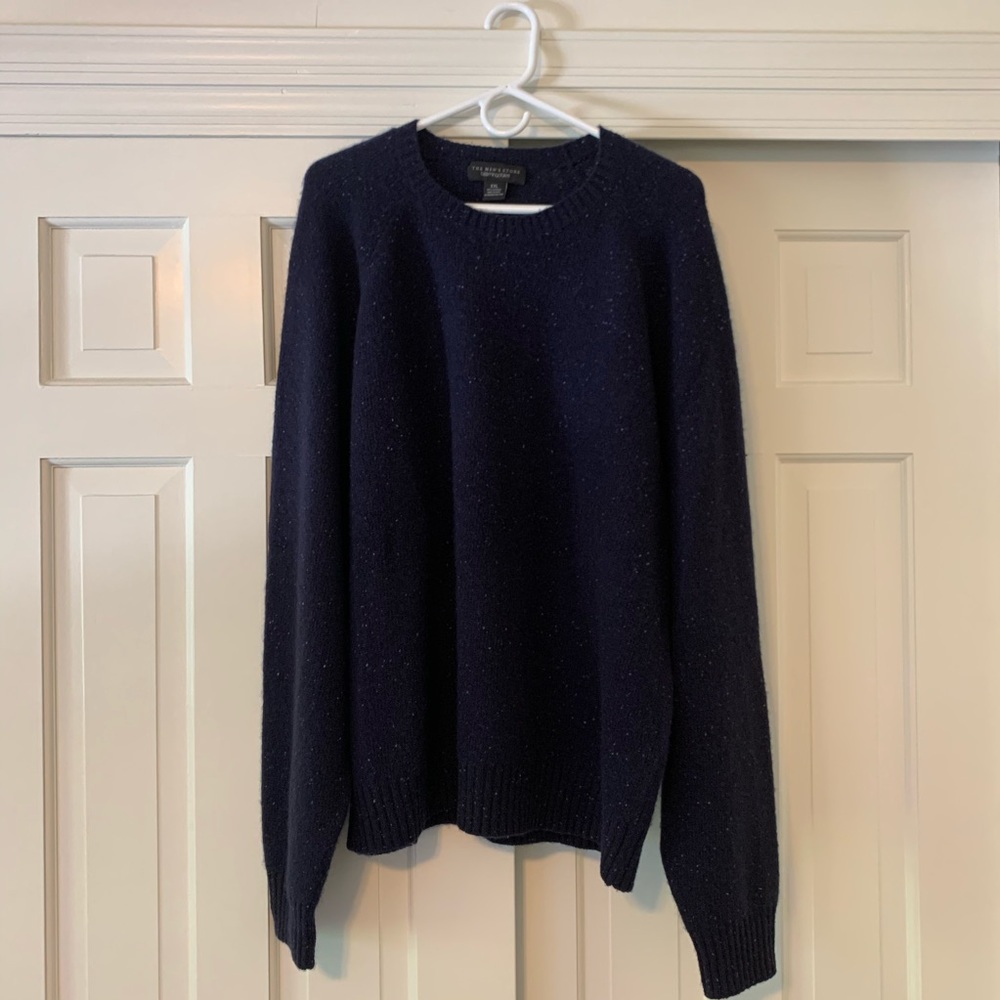 Navy Cashmere Sweater